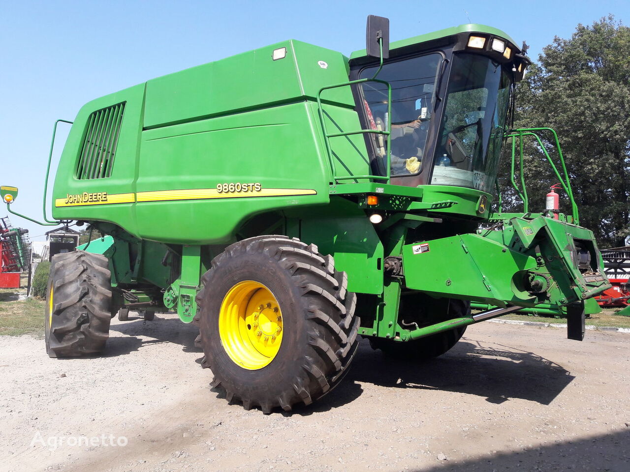 ماكينة حصادة دراسة John Deere 9860STS c zhatkami!!!