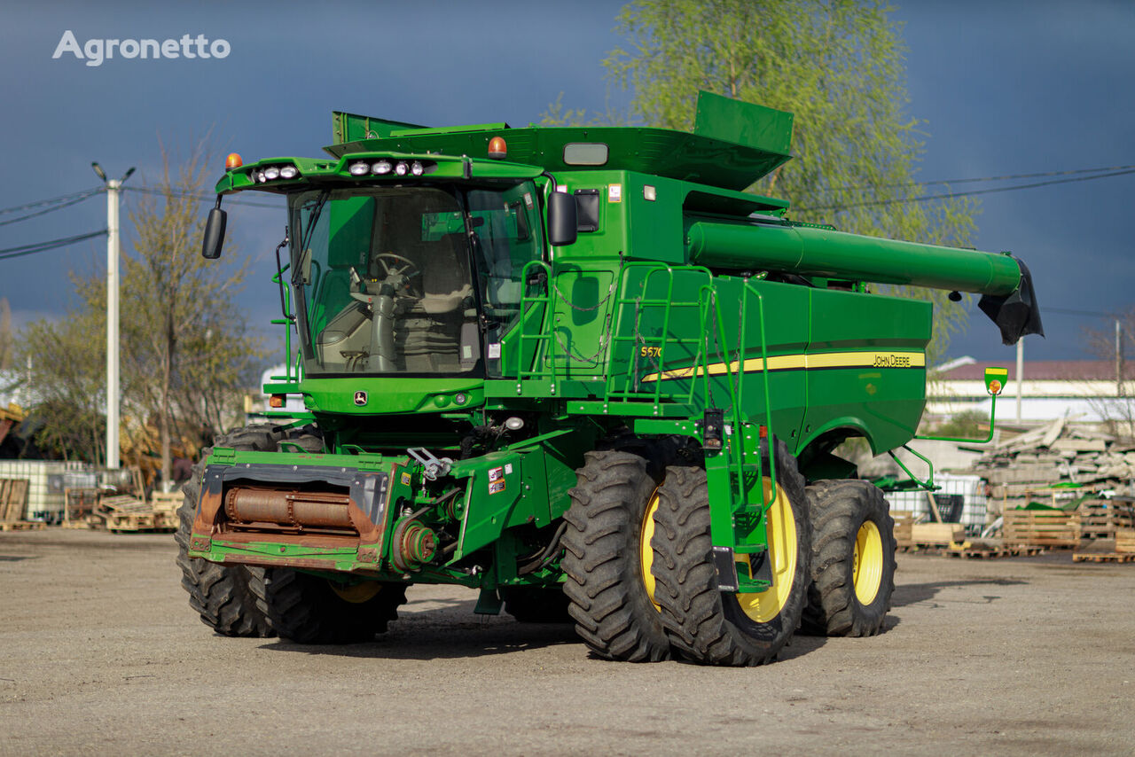 ماكينة حصادة دراسة John Deere S670 V NAYaVNOSTI